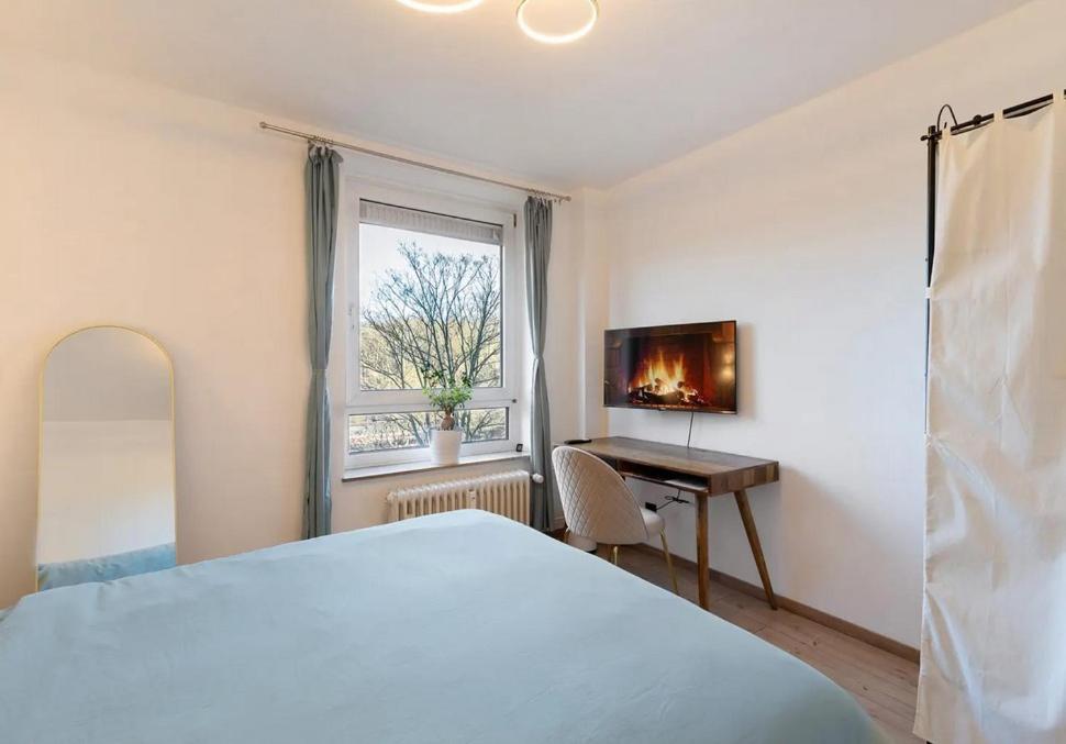 דיסלדורף Charmentes Privatzimmer Mit Kueche, Naturgebiet מראה חיצוני תמונה